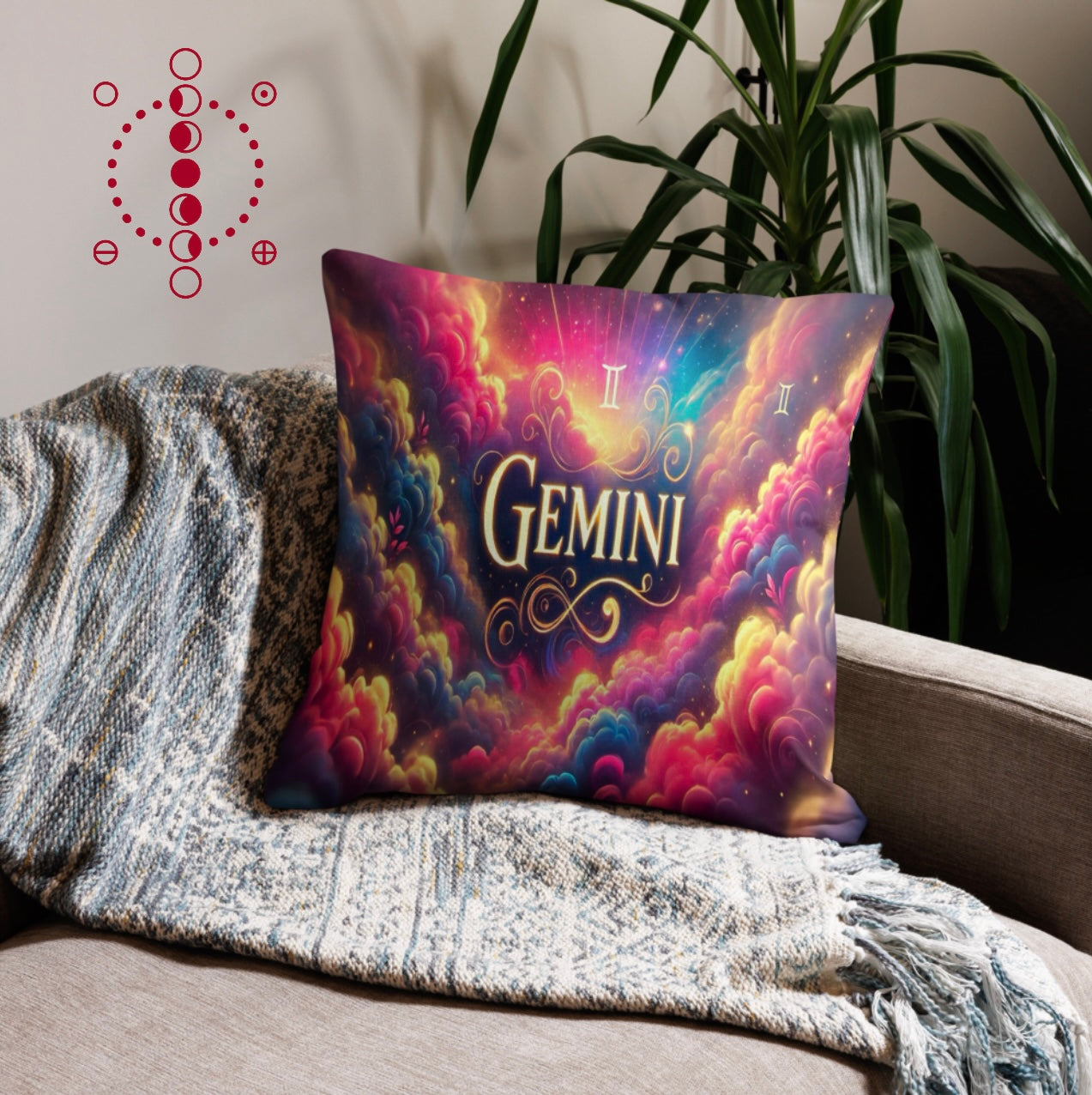Gemini ‘Witty Mischief’ - Euro Pillowcase