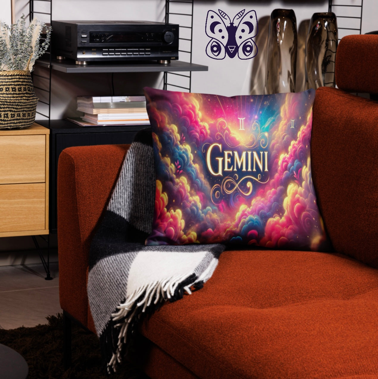 Gemini ‘Witty Mischief’ - Euro Pillowcase