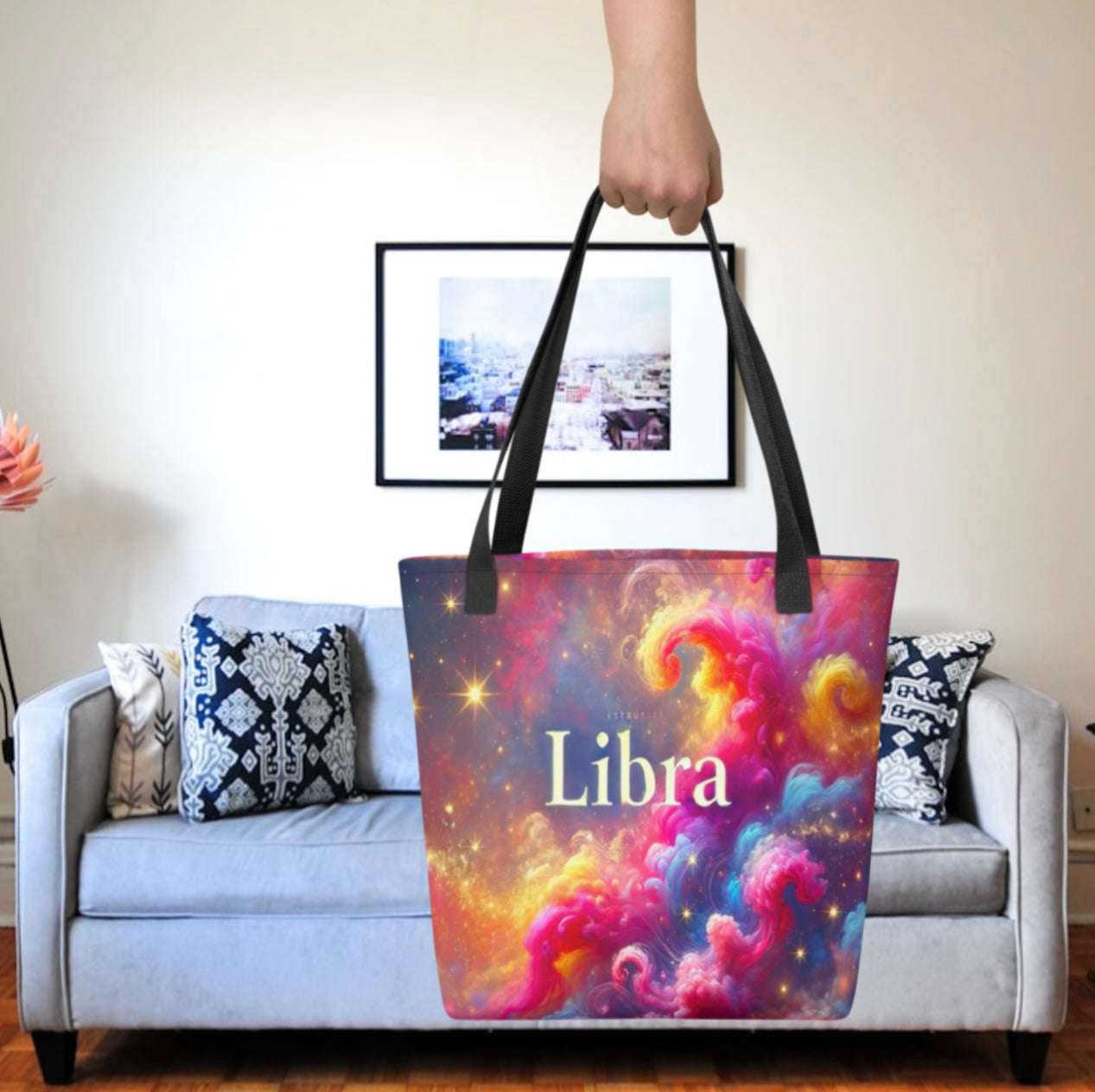 Libra ‘Radiant Poise’ Tote Bag