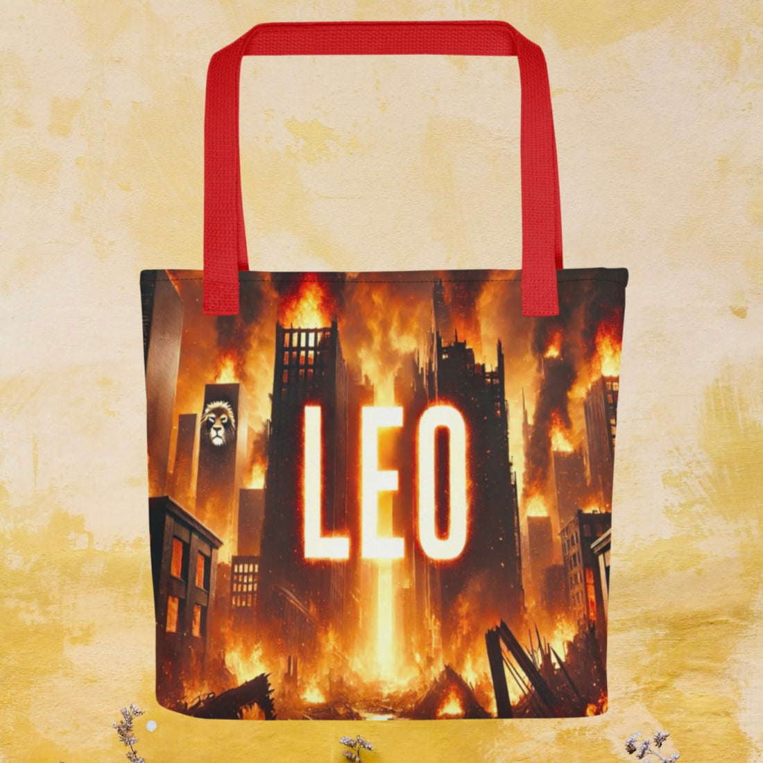 Leo ‘Golden Roar’ - Tote Bag