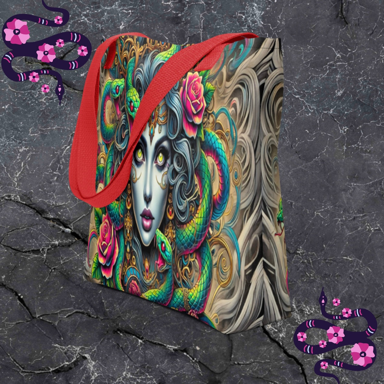 Medusa ‘Serpent Priestess’ - Tote Bag