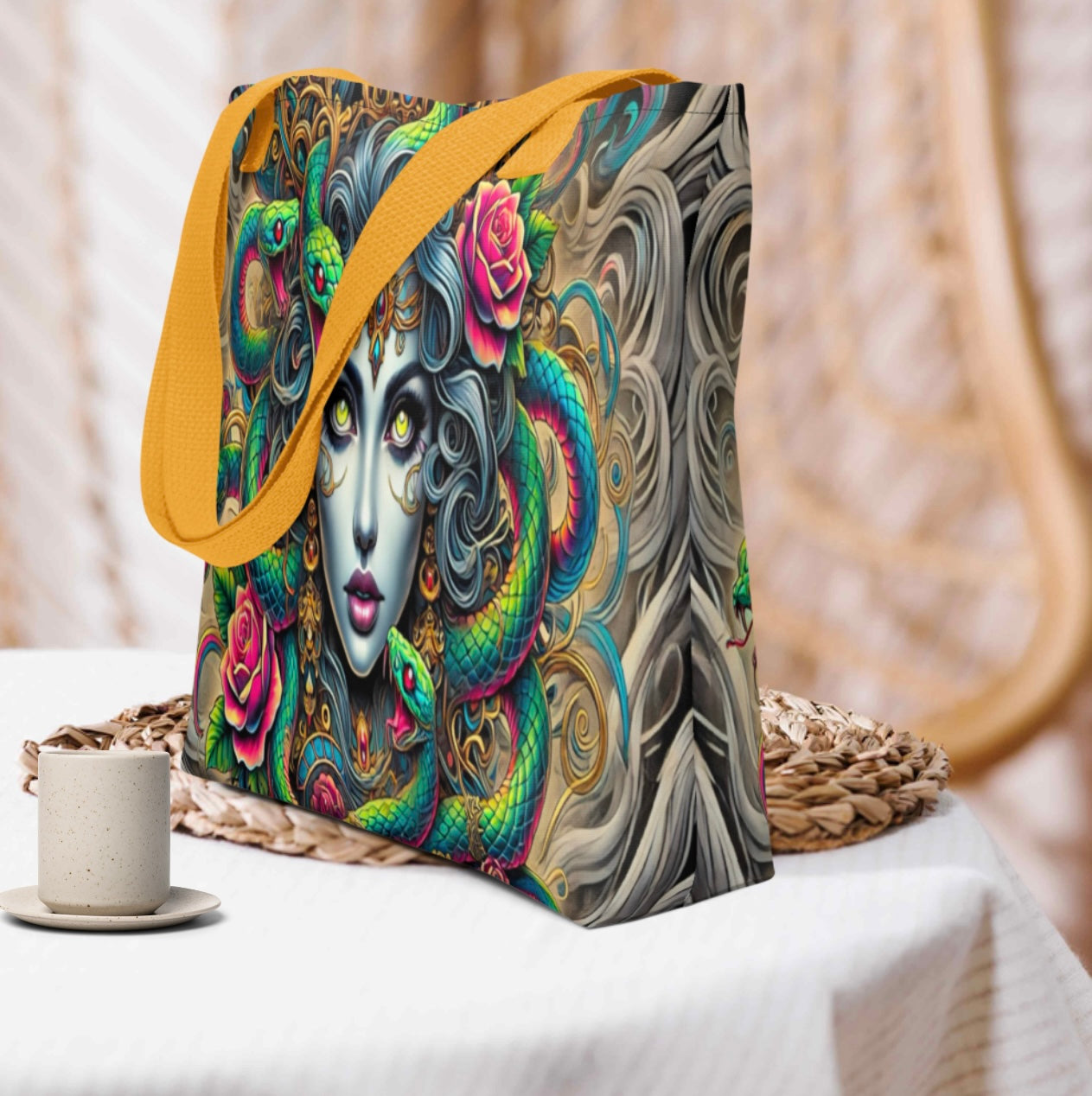 Medusa ‘Serpent Priestess’ - Tote Bag