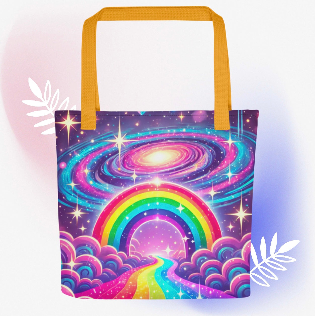 Rainbow Galaxy ‘Pastel Portal’ - Tote Bag
