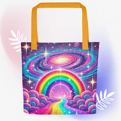 Rainbow Galaxy ‘Pastel Portal’ - Tote Bag