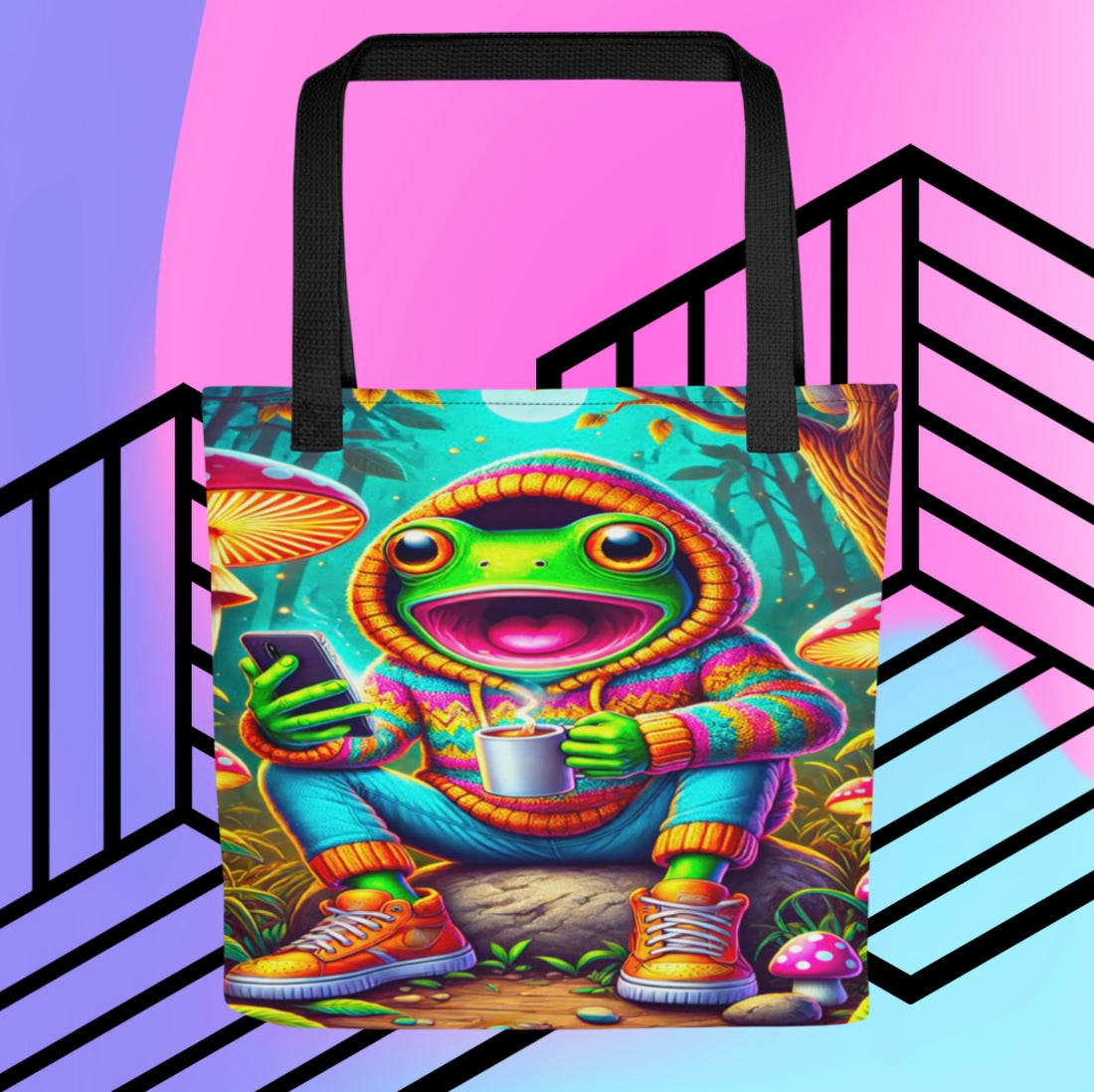 Caffeinated Amphibian - Tote Bag