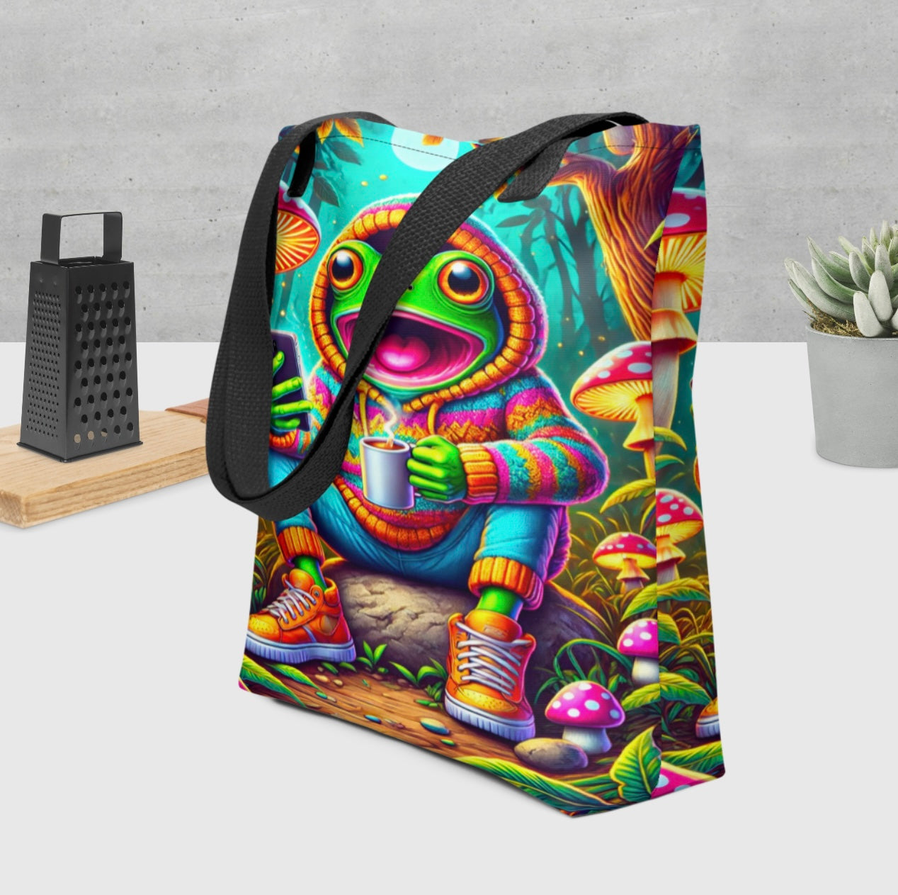Caffeinated Amphibian - Tote Bag