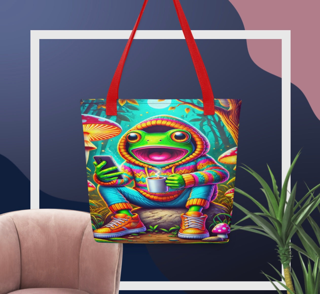 Caffeinated Amphibian - Tote Bag