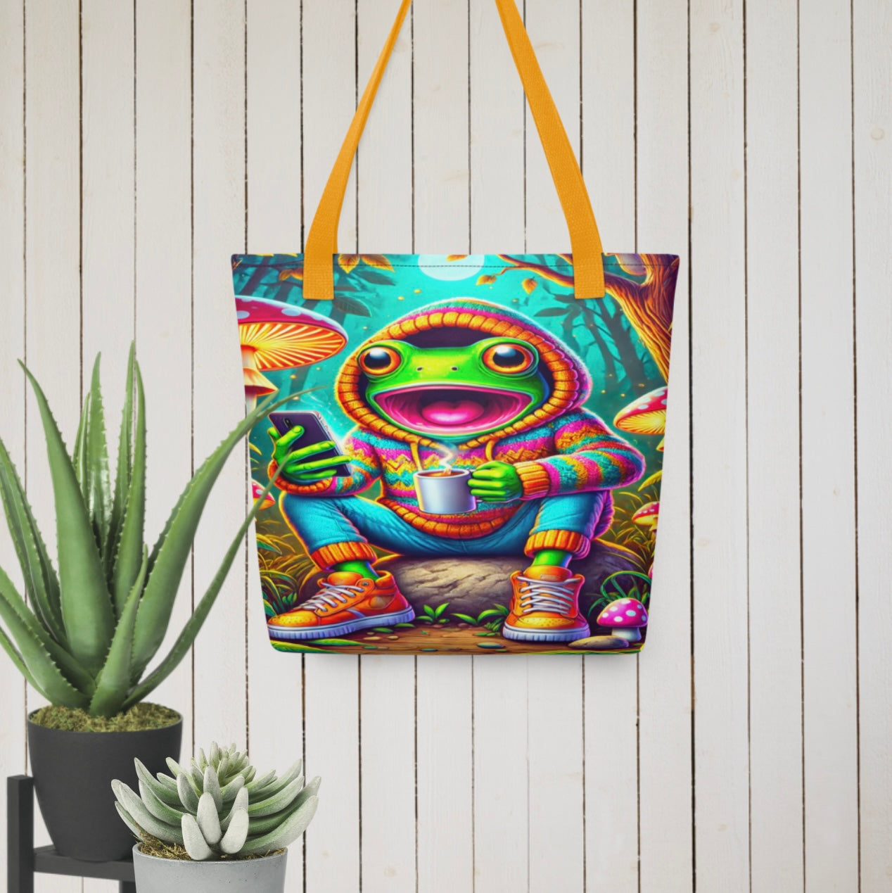 Caffeinated Amphibian - Tote Bag
