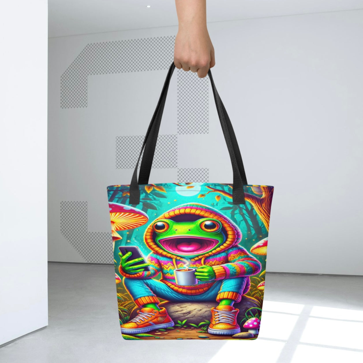 Caffeinated Amphibian - Tote Bag