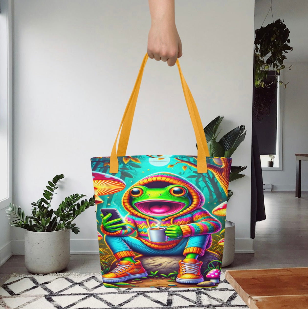 Caffeinated Amphibian - Tote Bag