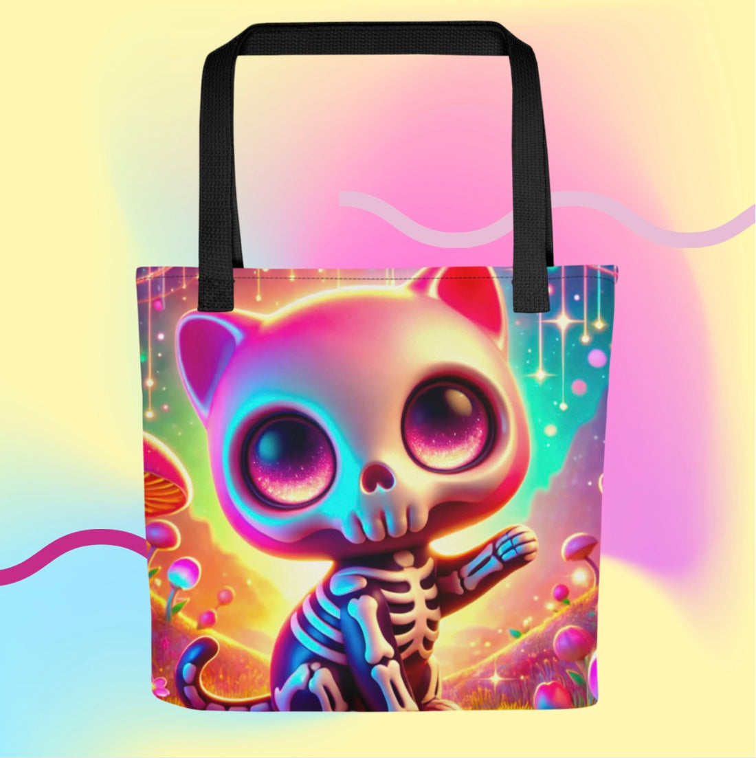 Dead Pretty ‘Sad Sparkles’ - Tote Bag - ‘Crying In Rainbow Hell’