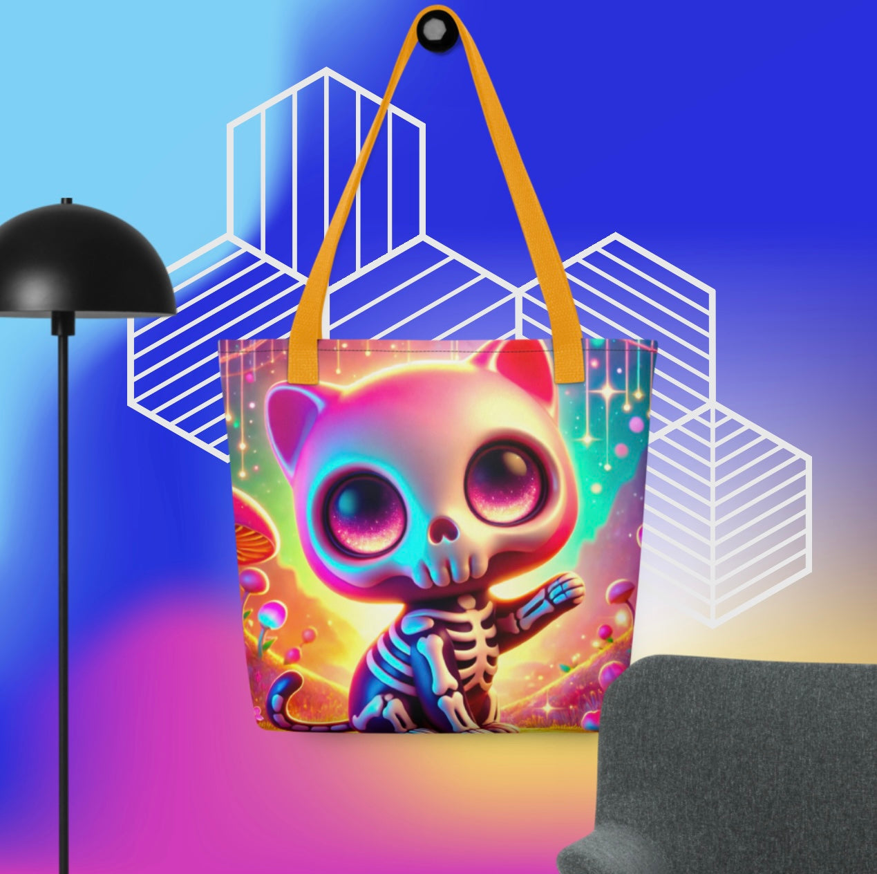 Dead Pretty ‘Sad Sparkles’ - Tote Bag - ‘Crying In Rainbow Hell’