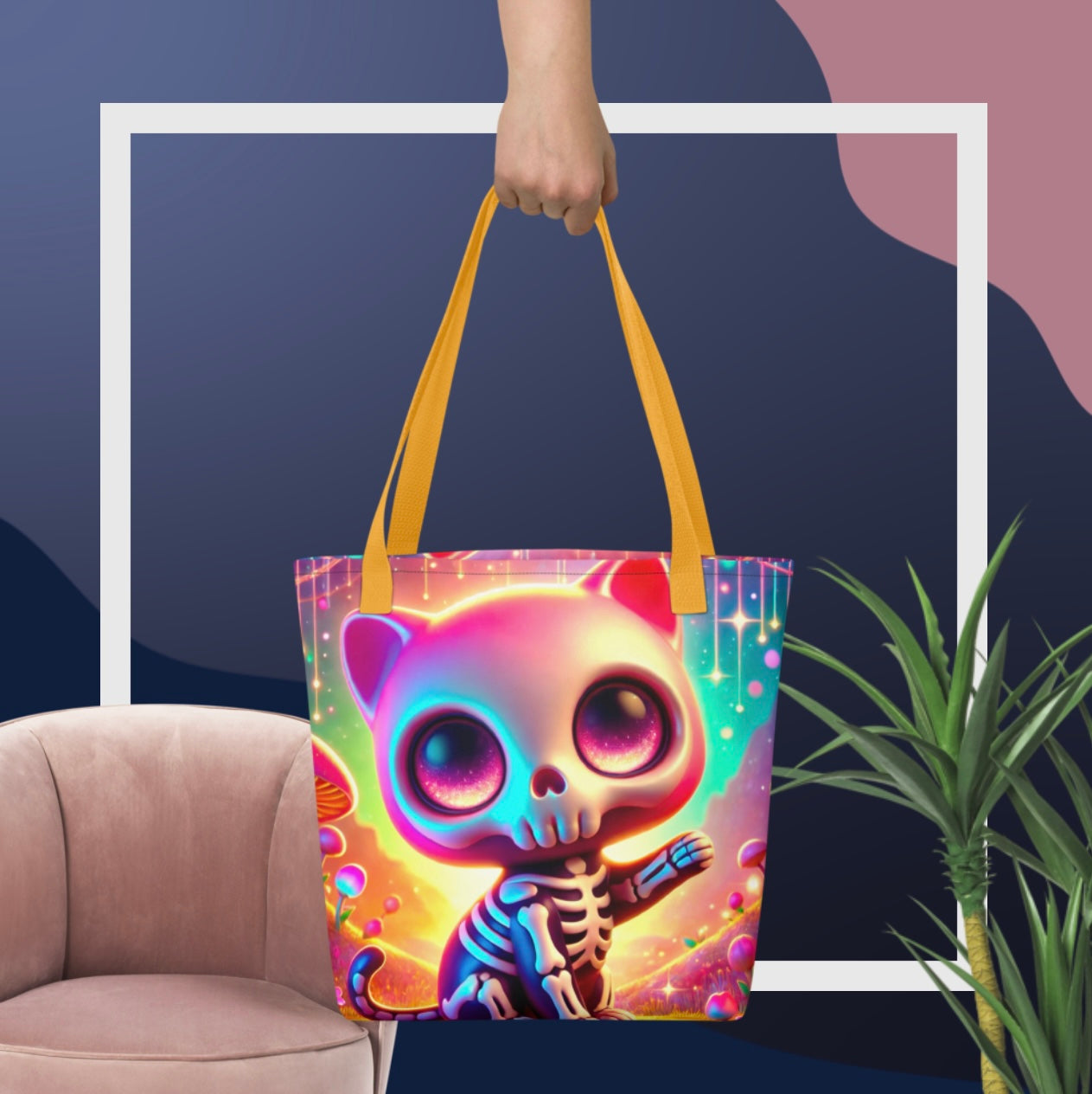 Dead Pretty ‘Sad Sparkles’ - Tote Bag - ‘Crying In Rainbow Hell’