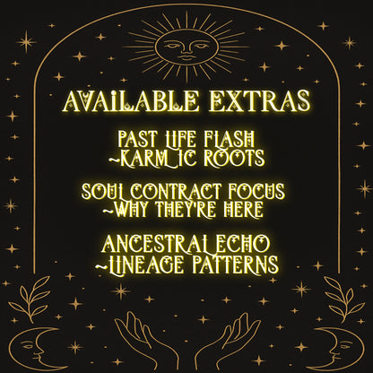 Karmic Thread Reading - Past Life/Twin Flames/Generational Trauma