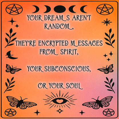 Dream Decoder Reading - Messages/Symbolism/Threads
