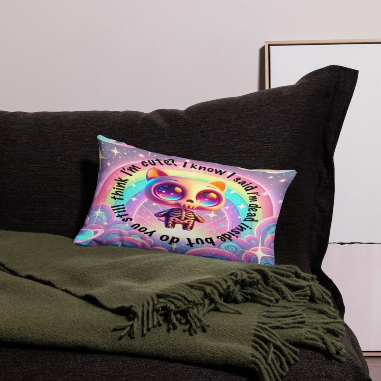 Cute, Dead Inside &amp; Vibing - Pillowcase