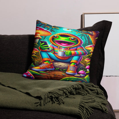 Caffeinated Amphibian - Euro Pillowcase