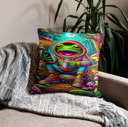 Caffeinated Amphibian - Euro Pillowcase
