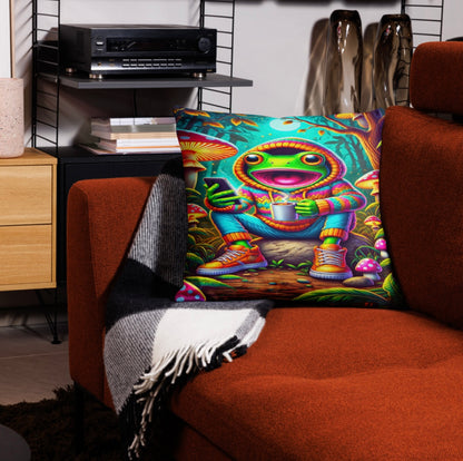 Caffeinated Amphibian - Euro Pillowcase