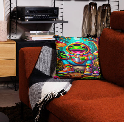 Caffeinated Amphibian - Euro Pillowcase