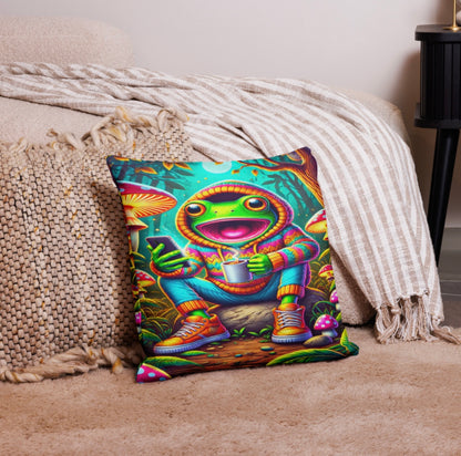 Caffeinated Amphibian - Euro Pillowcase