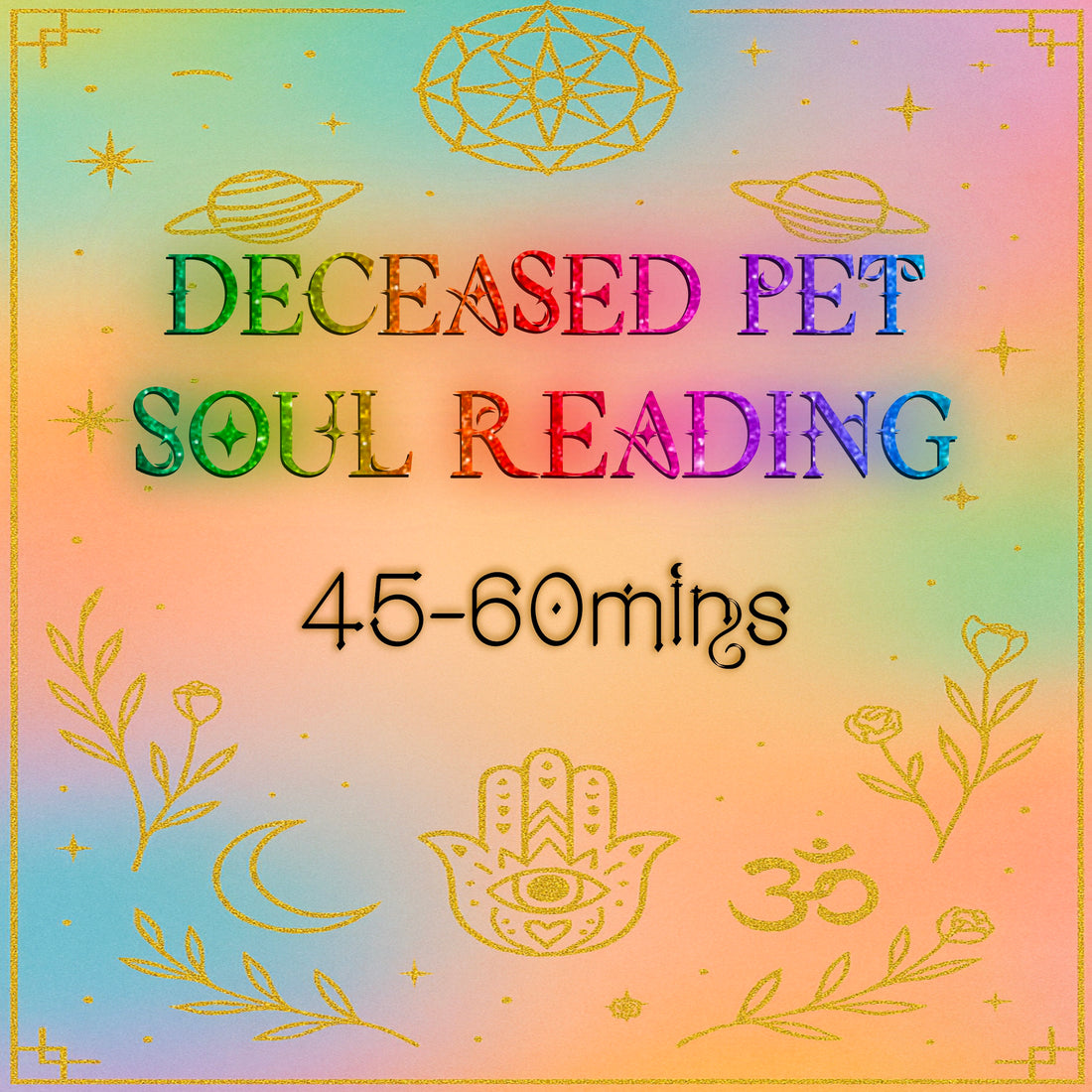 Deceased Animal Soul Reading - Peace/Closure
