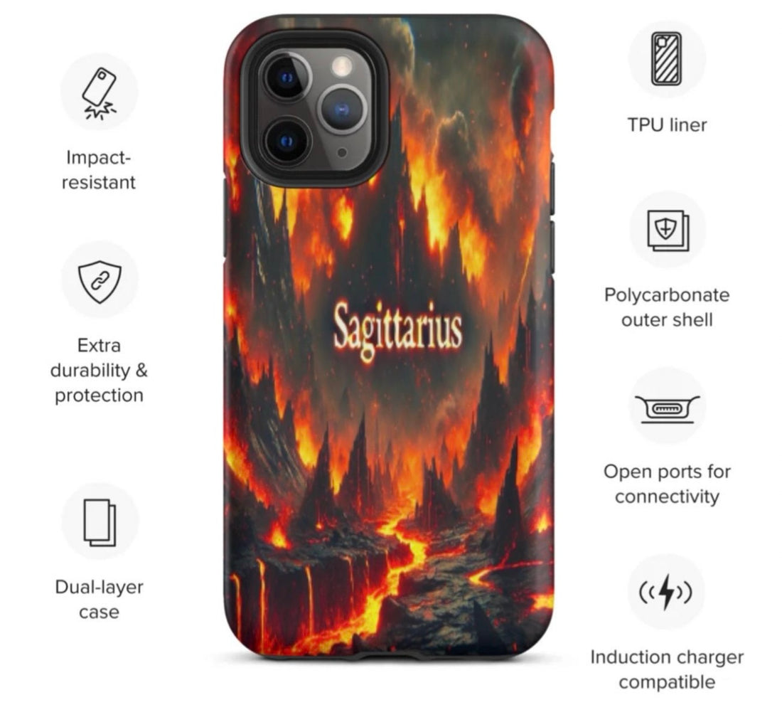 Sagittarius ‘Trail Blazer’ -  Tough iPhone Case