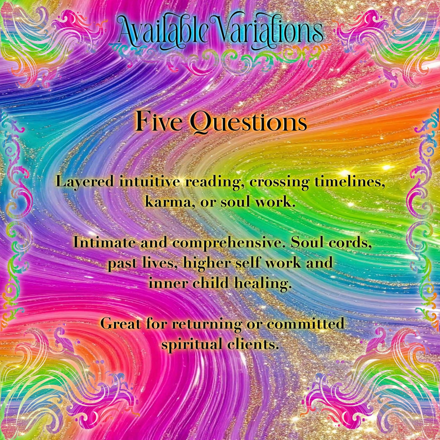 Custom Questions Reading - Relationship Guidance, Signs and Nudges, Major Life Decisions, Timeline Insight, Different Theme, Custom Spread, Customise Your Reading