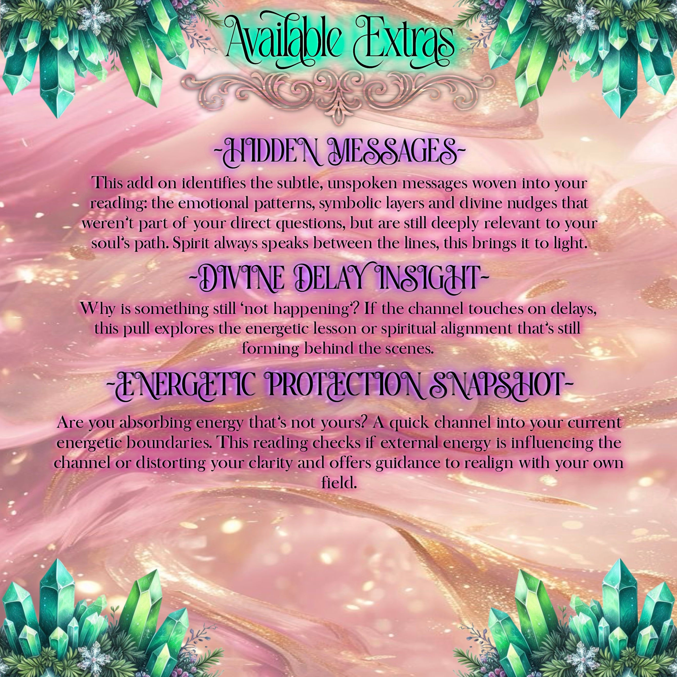 Custom Questions Reading - Relationship Guidance, Signs and Nudges, Major Life Decisions, Timeline Insight, Different Theme, Custom Spread, Customise Your Reading