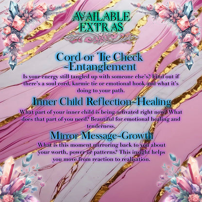 Quick Guidance - One Soul Question, Quick Clarity, Validation, Confirmation, Emotional and Spiritual Shifts, Romantic and Family Connections, Life Changes