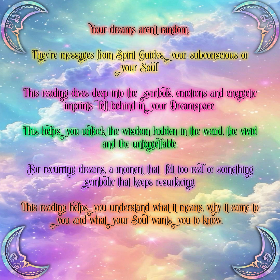 Dream Decoder Reading - Dream Messages, Spiritual Symbolism, Astral Projection, Energetic Imprints, Deja Vu, Past Life Dreams, Sleep Paralysis, Lucid Dreams