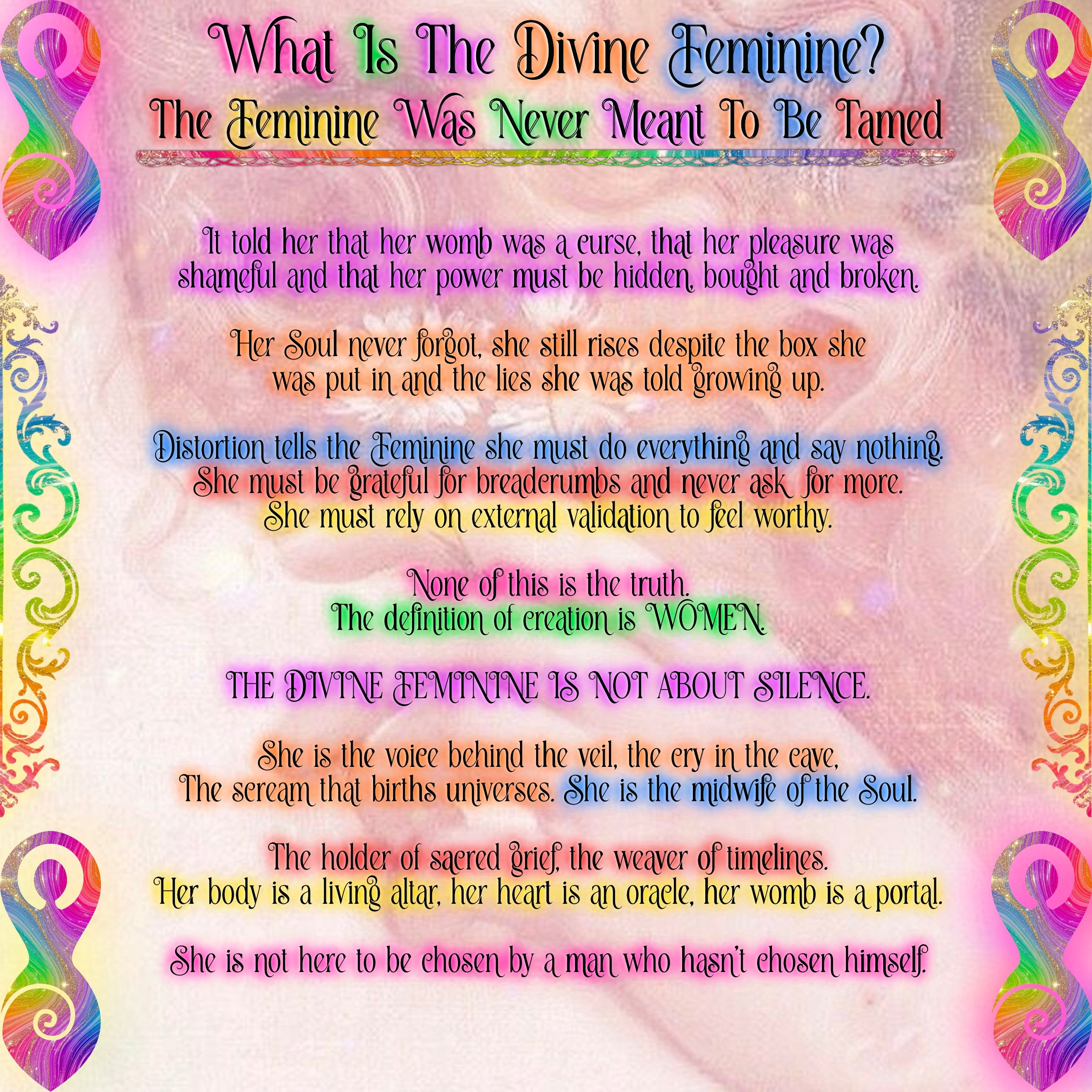 Divine Feminine - Awakening Support Session, Spiritual Gifts Explained, Higher Self Channel, Empress Embodiment, Feminine Power, High Priestess, Seer, Reclaim Your Power, Sovereignty, Oracle, Spiritual Authority, Matriarchy