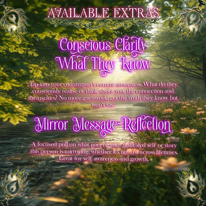 Soul Cord Reading - Soulmate, Twin Flame, Family, Karmic Connection, Soul Contract, Soul Agreement, Clairvoyant Channel, Soul Telepathy, Soul Archetypes, Energetic Tension, Soul Activations, Union Blocks, Integration and Alchemy, Soul Lessons, Rituals
