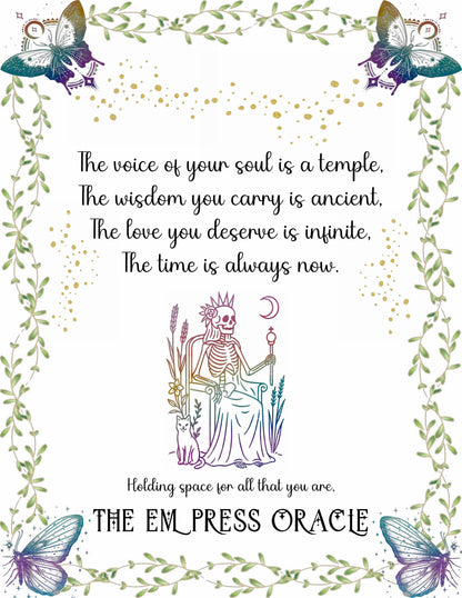 Mini Soul Check In - Quick Clarity/Emotional Reassurance
