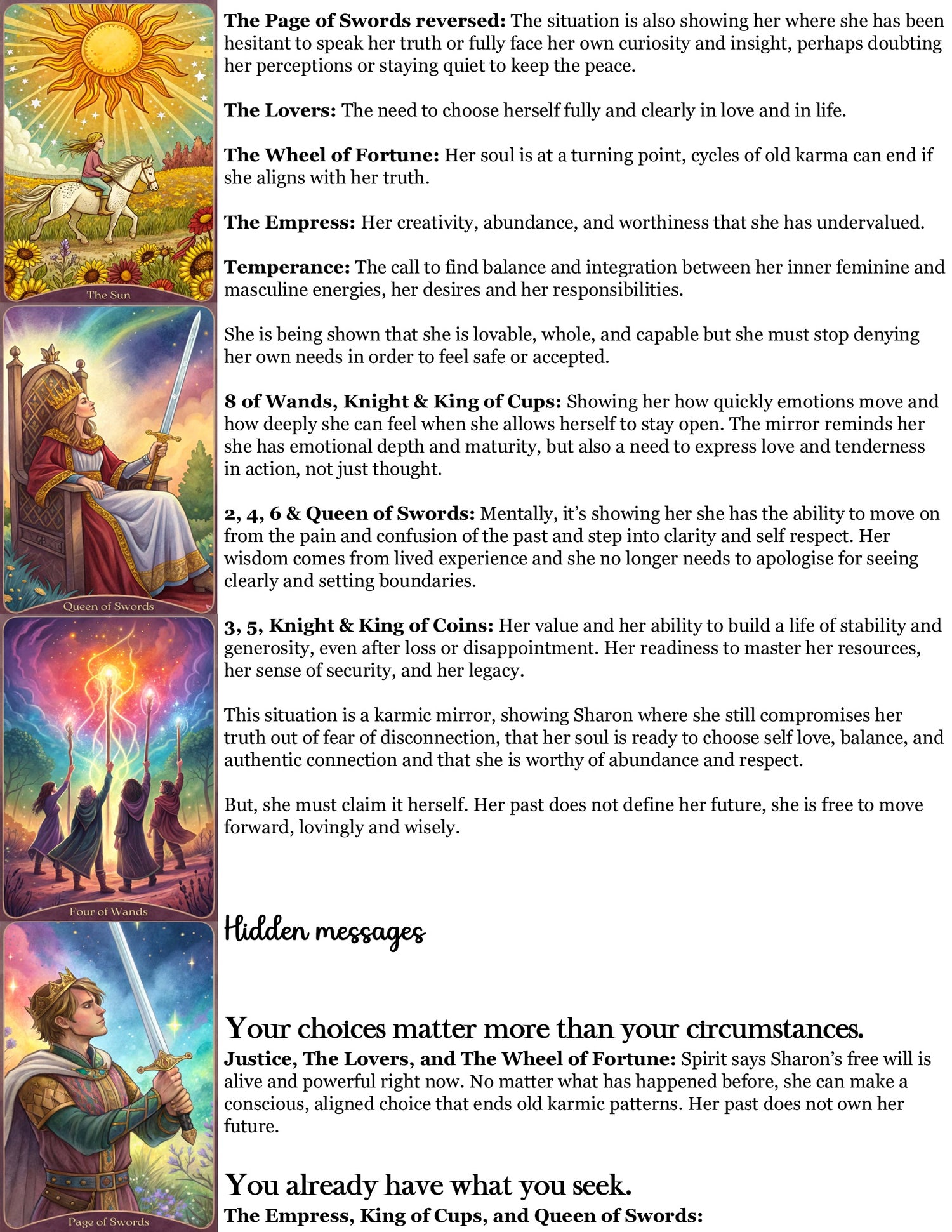 Mini Soul Check In - Quick Clarity/Emotional Reassurance