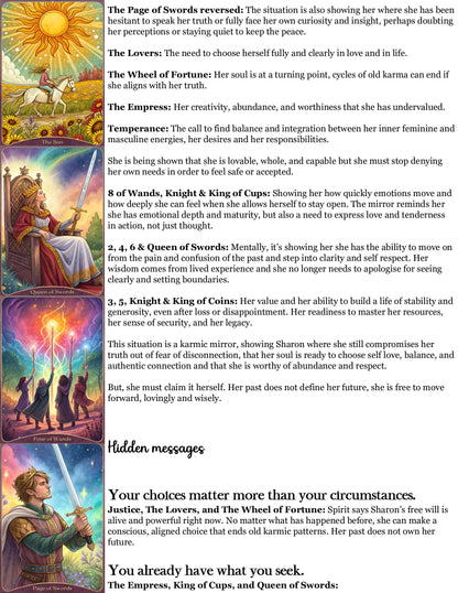 Mini Soul Check In - Quick Clarity/Emotional Reassurance