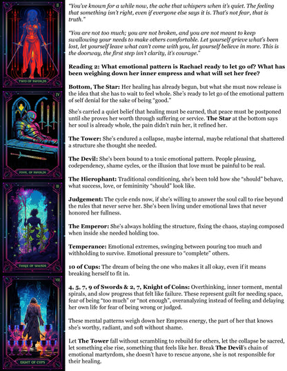 Empress Mirror Reading - Identity/Awakening/Transition