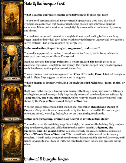 Soul Cord Reading - Soulmate/Twin Flame/Family
