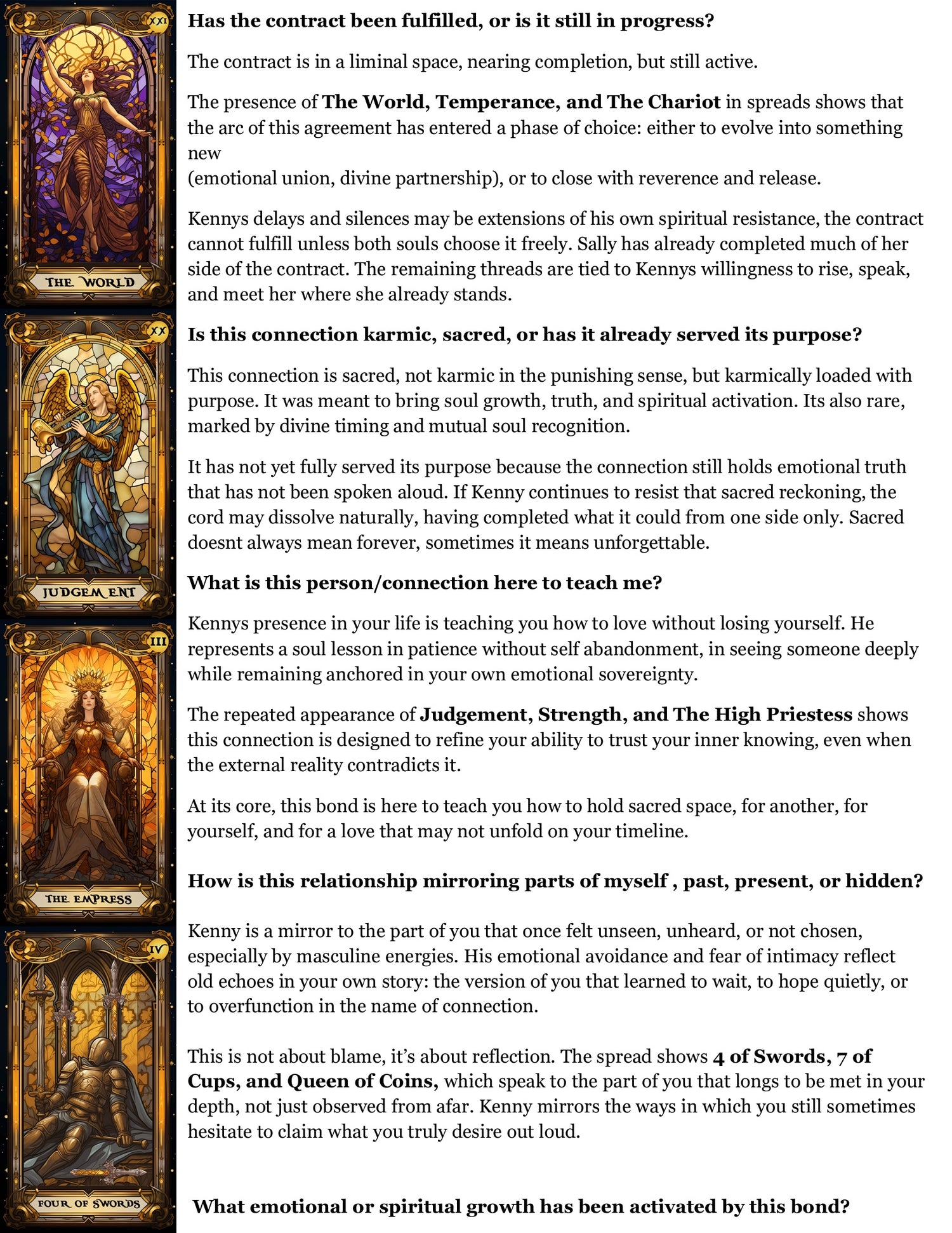 Soul Cord Reading - Soulmate/Twin Flame/Family
