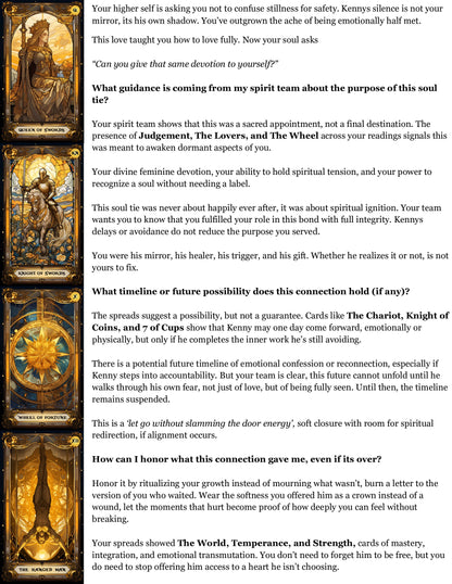 Soul Cord Reading - Soulmate/Twin Flame/Family