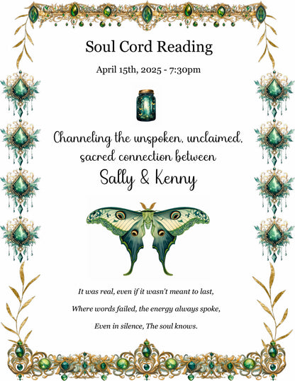 Soul Cord Reading - Soulmate/Twin Flame/Family