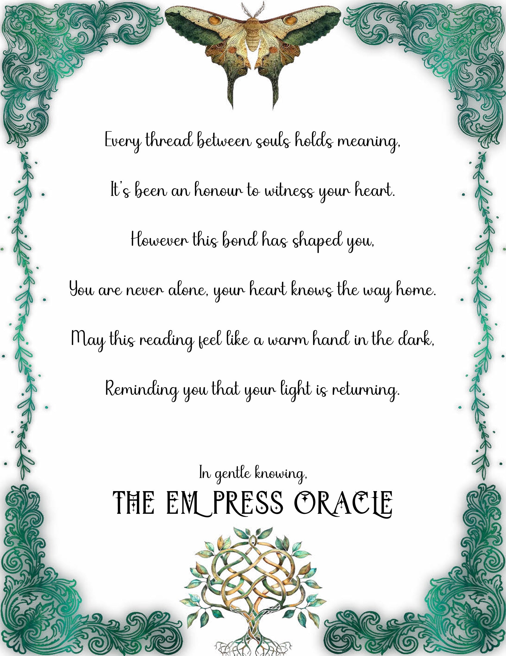 Soul Cord Reading - Soulmate/Twin Flame/Family