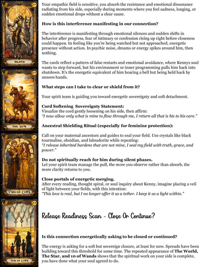 Soul Cord Reading - Soulmate/Twin Flame/Family