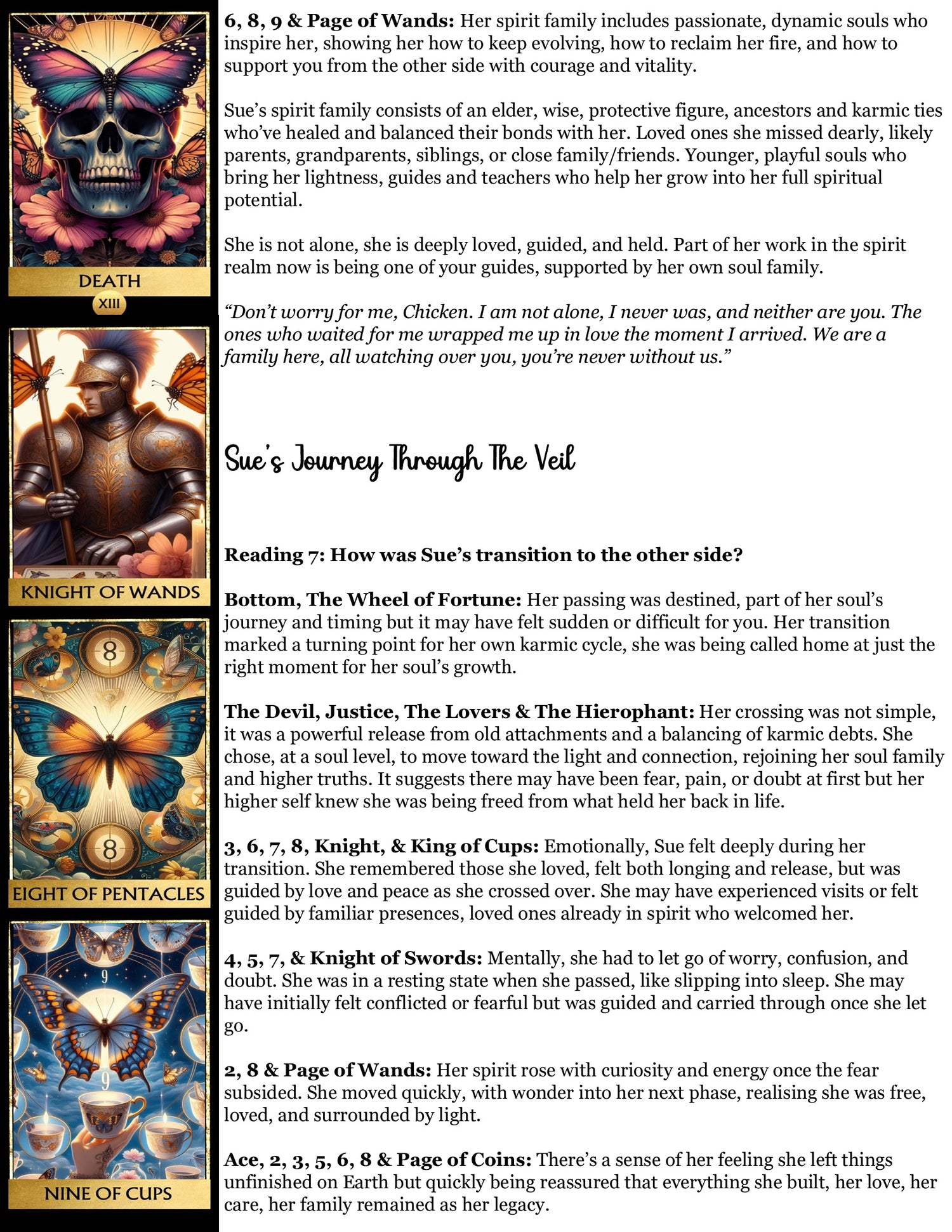 Spirit Reading - Past Loved Ones/Ancestors