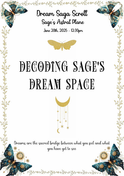 Dream Decoder Reading - Messages/Symbolism/Threads